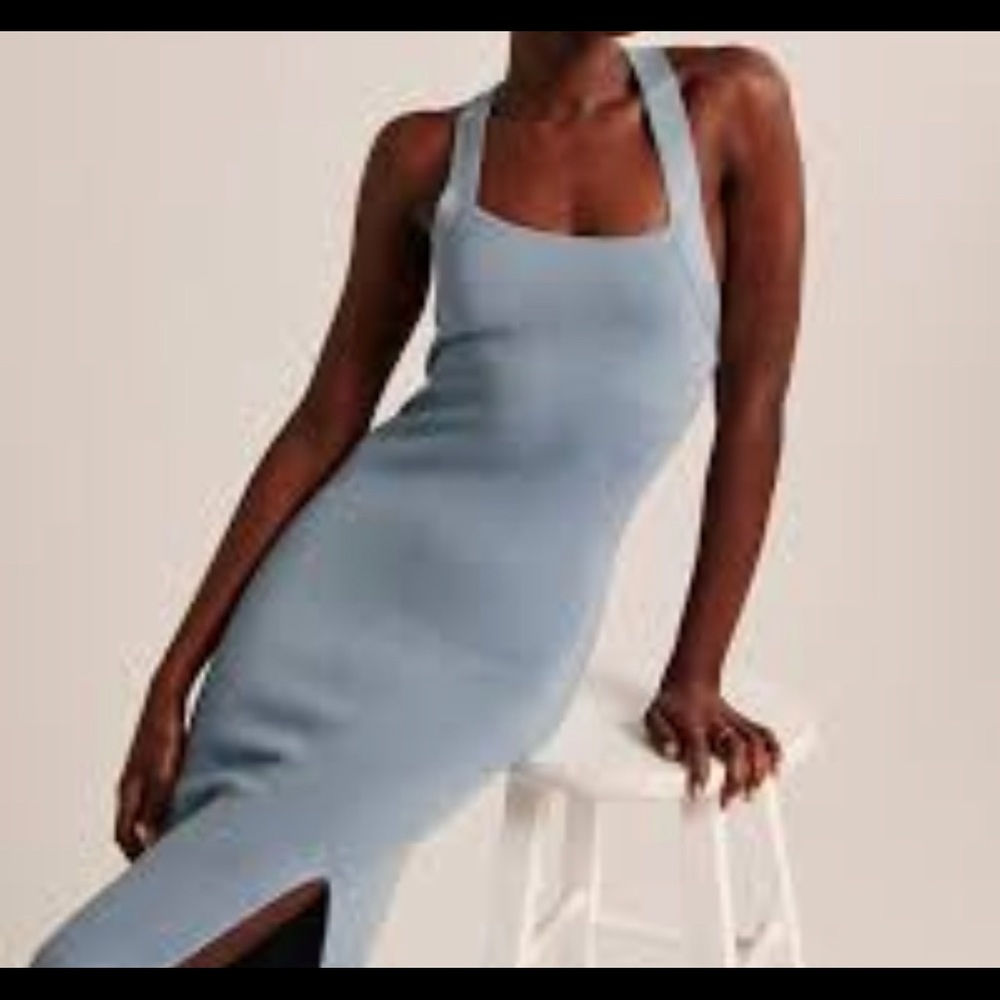 ABERCROMBIE &  FITCH Elevated Knit Crossback dress